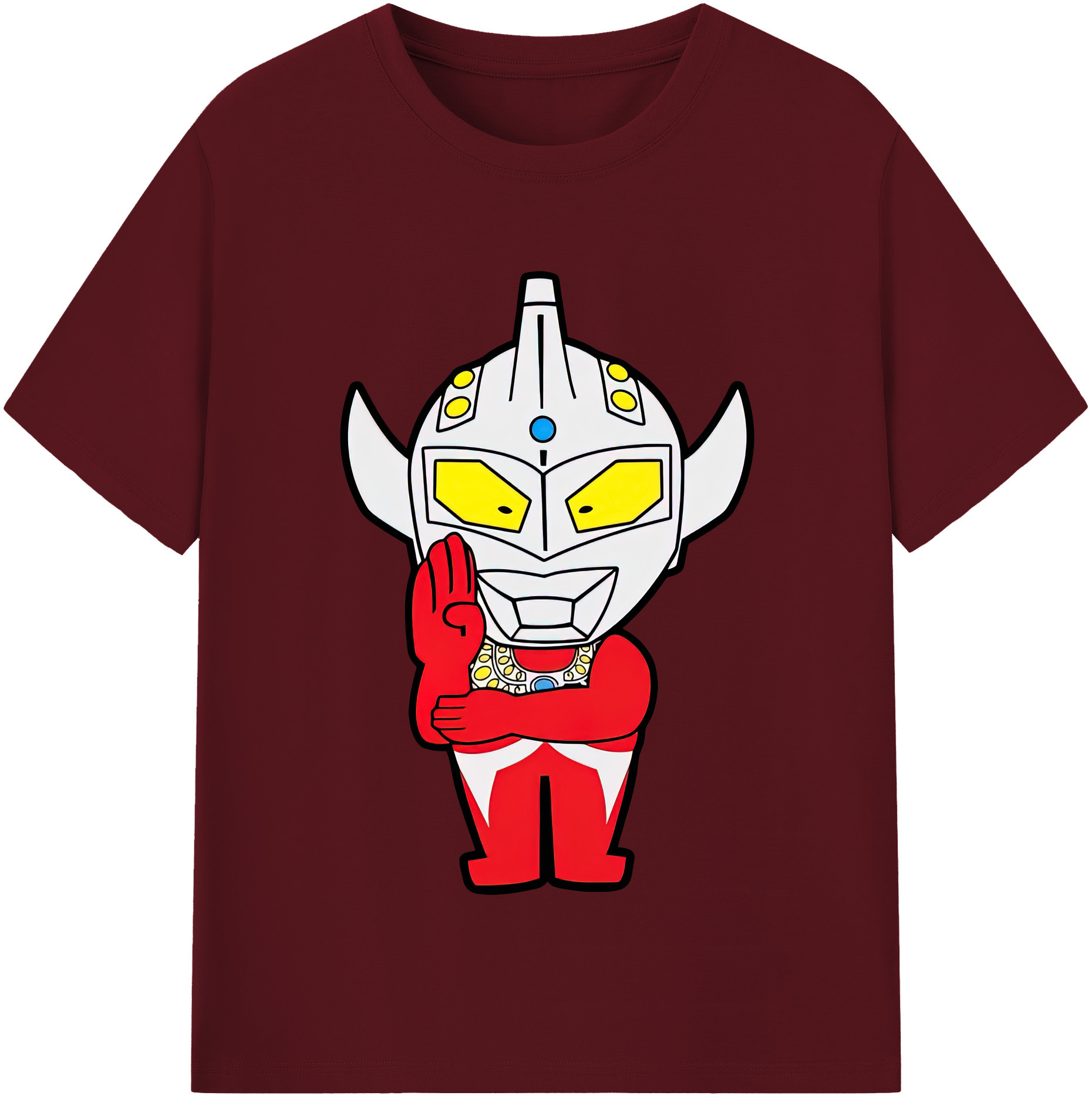 （画像用） ウルトラマン Ultraman 綿100％半袖Tシャツ（フロントプリント）